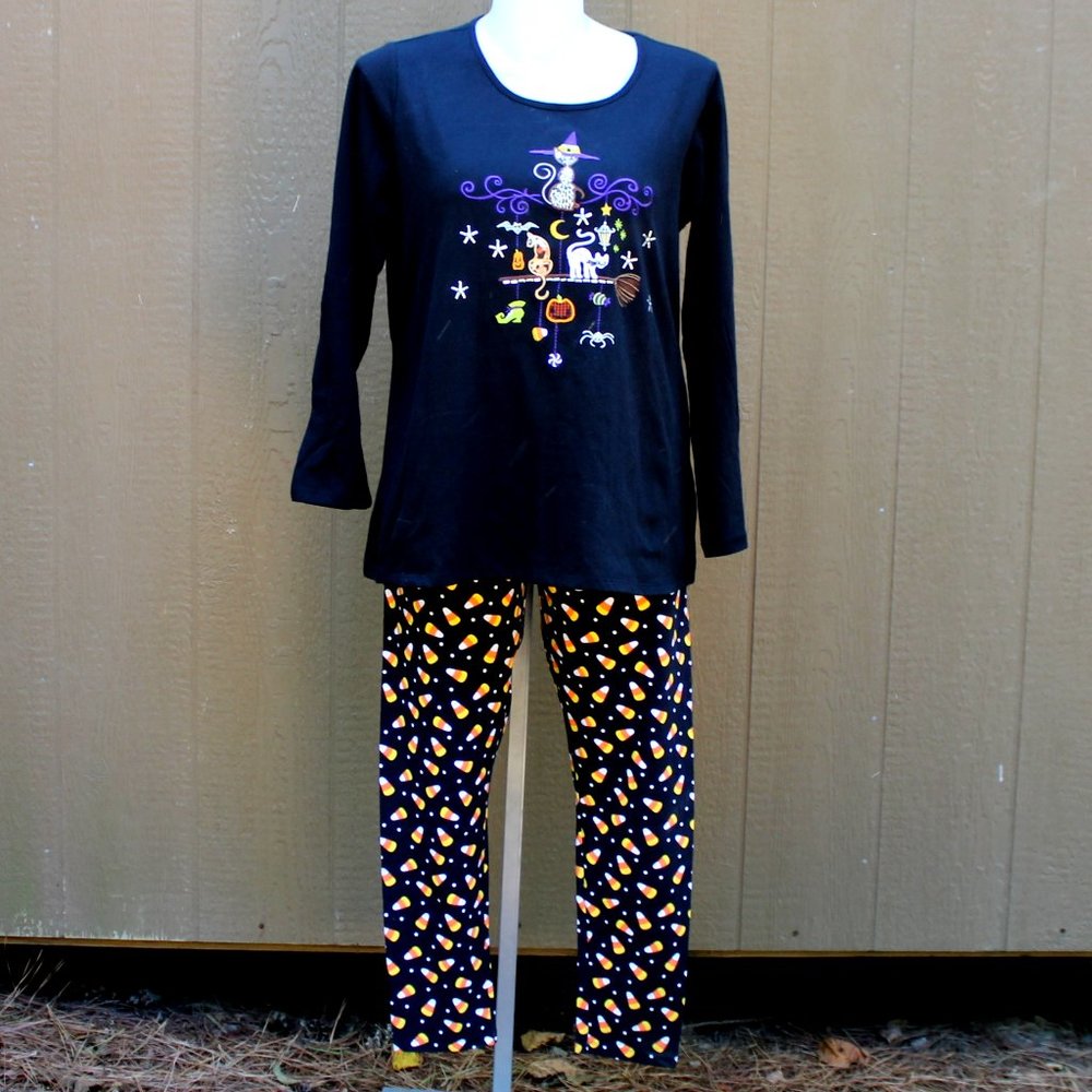 C Established 1946 Halloween Outfit Women's Size 18/20 NWT Candy Corn Print